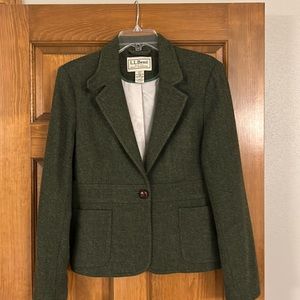 L. L. Bean tweed blazer